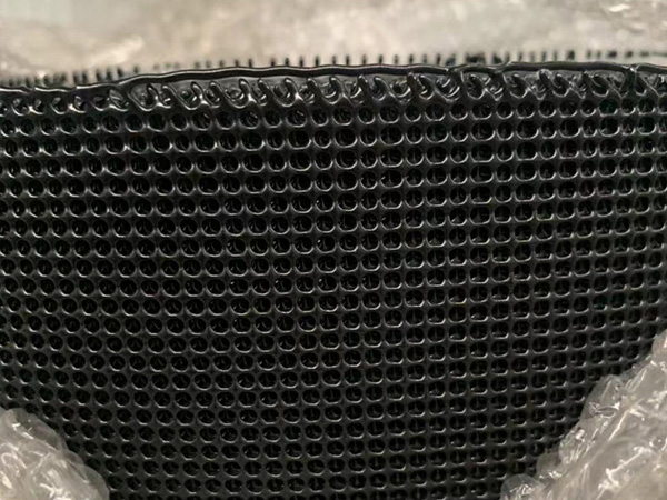 Spray coated stainless steel mosquito net